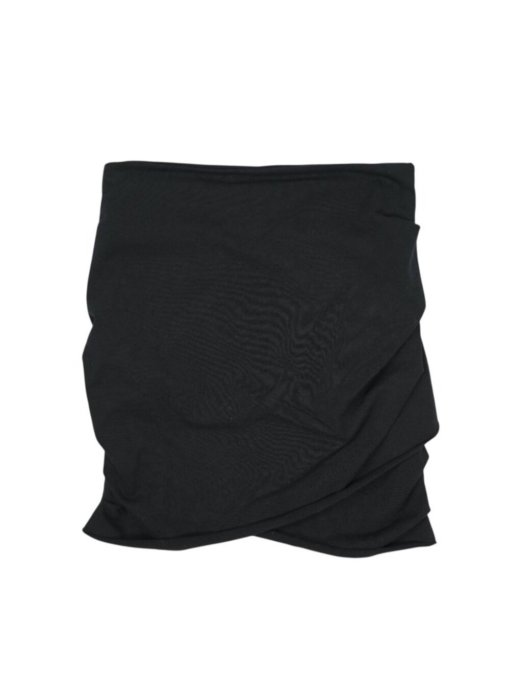 Are You Am I Kinny Wrap Skirt in Black